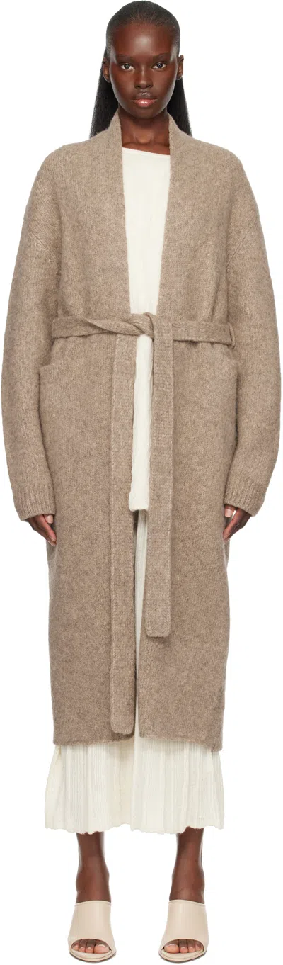 Lauren Manoogian Beige Loft Robe Coat In Brown