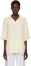 Lauren Manoogian Beige Oversize Polo