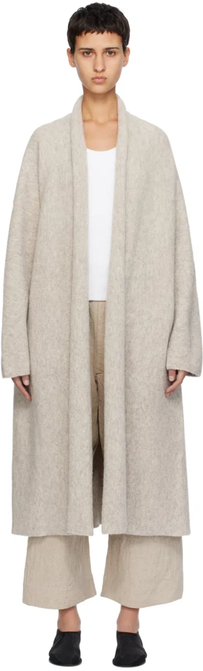 Lauren Manoogian Beige Uzbek Cardigan In P01 Pebble