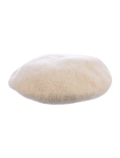 Pre-owned Lauren Manoogian Beret Hat In Neutrals
