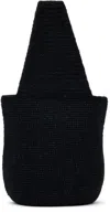 Lauren Manoogian Black Crochet Calabaza Tote In B01 Black