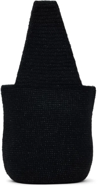 Lauren Manoogian Black Crochet Calabaza Tote In B01 Black