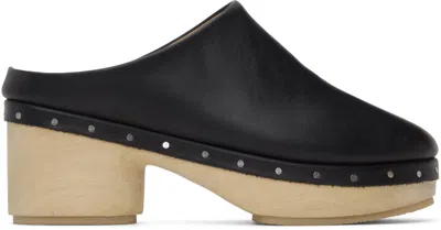 Lauren Manoogian Black Studio Clogs In B01 Black
