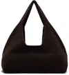 Lauren Manoogian Brown Knit Baby Bindle Bag