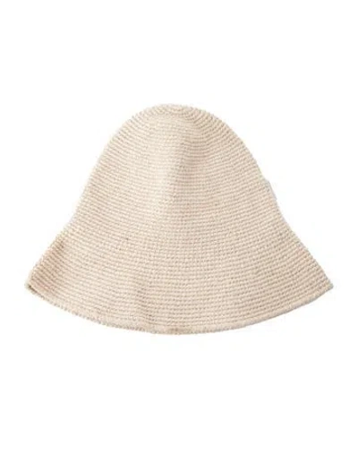 Pre-owned Lauren Manoogian Bucket Hat In Neutral