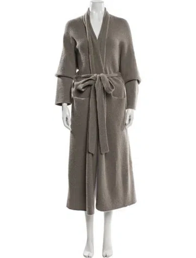 Pre-owned Lauren Manoogian Cashmere Robe In Gray