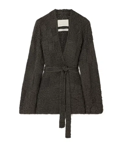 Lauren Manoogian Casual Knitted Cardigan In Green