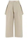 Shop Lauren Manoogian Cotton And Linen Jumper Pants