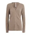 Shop Lauren Manoogian Cotton-blend Column Cardigan In Brown