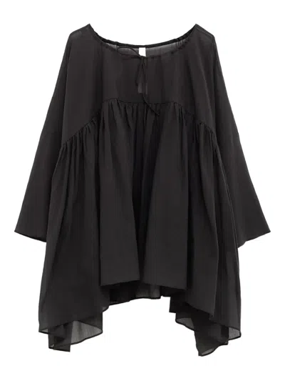 Lauren Manoogian Cotton Blouse In Black