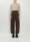 Lauren Manoogian Cotton Canvas Pants In Brown
