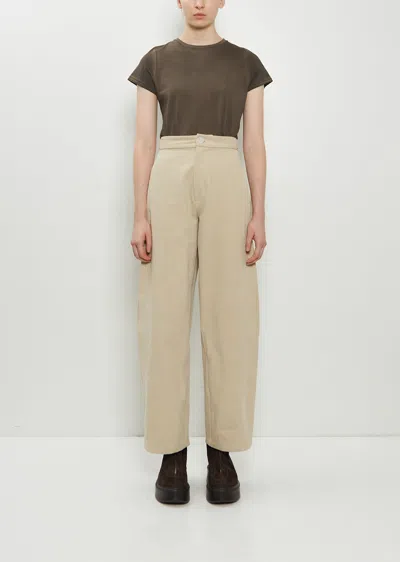 Lauren Manoogian Cotton Canvas Pants In Neutral