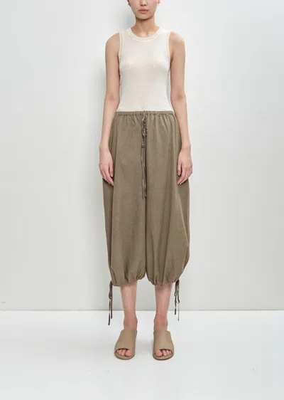 Lauren Manoogian Cotton Cinch Pants In Mole