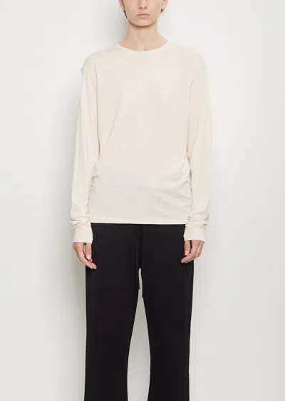 Lauren Manoogian Cotton Linen Bias Long Sleeve Tee