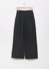 Lauren Manoogian Cotton Linen Tall Trouser In Black