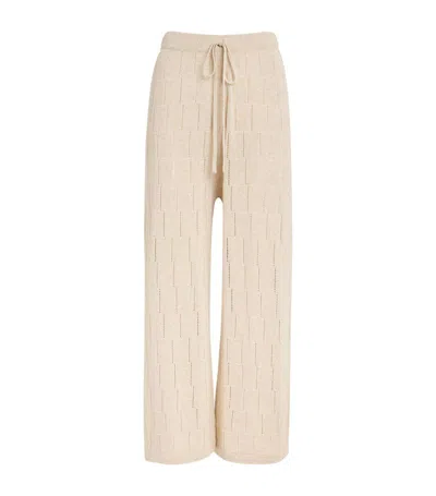 Lauren Manoogian Cotton-linen Trousers In Beige