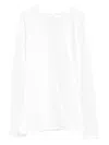 Lauren Manoogian Cotton Top In 白色