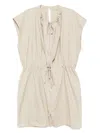 Lauren Manoogian Cowl Dress In 中性色
