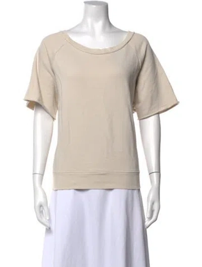 Pre-owned Lauren Manoogian Crew Neck Short Sleeve Sweatshirt In Neutral