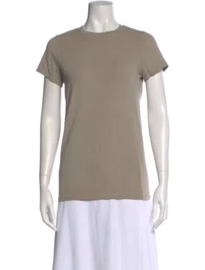 Pre-owned Lauren Manoogian Crew Neck Short Sleeve T-shirt In Neutral