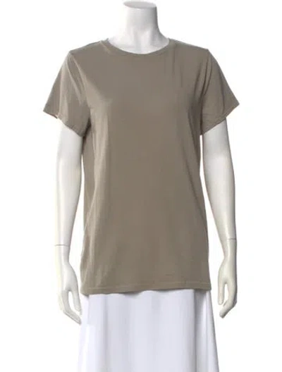 Pre-owned Lauren Manoogian Crew Neck Short Sleeve T-shirt W/ Tags In Gray