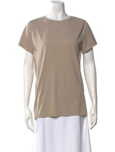 Pre-owned Lauren Manoogian Crew Neck Short Sleeve T-shirt W/ Tags In Gray