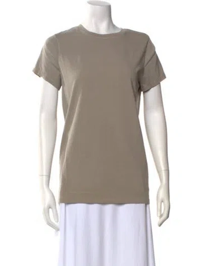 Pre-owned Lauren Manoogian Crew Neck Short Sleeve T-shirt W/ Tags In Gray
