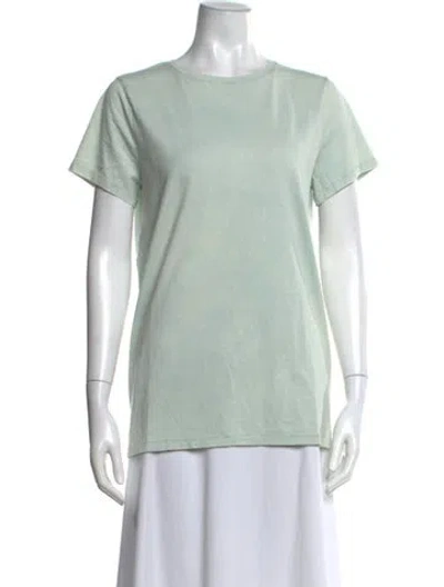 Pre-owned Lauren Manoogian Crew Neck Short Sleeve T-shirt W/ Tags In Green