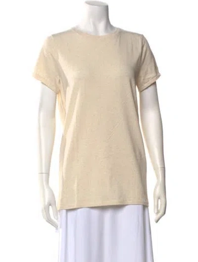 Pre-owned Lauren Manoogian Crew Neck Short Sleeve T-shirt W/ Tags In Neutral