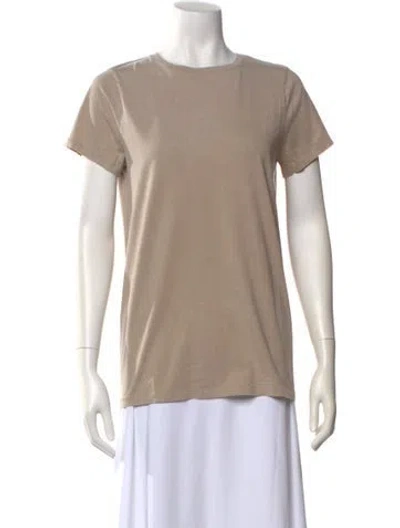 Pre-owned Lauren Manoogian Crew Neck Short Sleeve T-shirt W/ Tags In Neutral