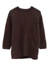 Lauren Manoogian Crew-neck Sweater In Brown