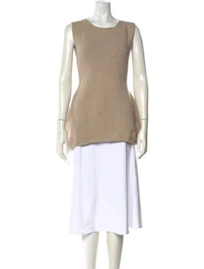 Pre-owned Lauren Manoogian Crew Neck Sweater In Brown