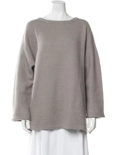 Pre-owned Lauren Manoogian Crew Neck Sweater In Gray