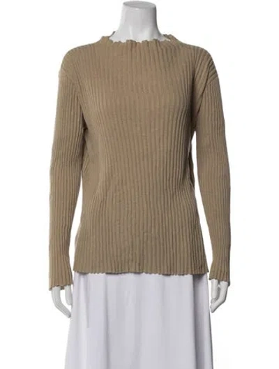 Pre-owned Lauren Manoogian Crew Neck Sweater In Neutral