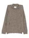 Lauren Manoogian Distressed Jumper In Gray