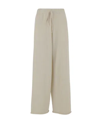 Lauren Manoogian Drawstring Casual Pants In Ivory