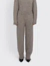 Lauren Manoogian Fray Pants In Brown
