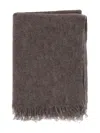 Lauren Manoogian Fringed Rectangular Scarf In Brown