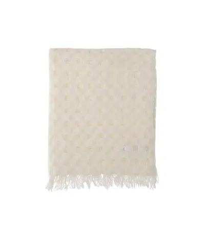 Lauren Manoogian Fringed Scarf In Nude