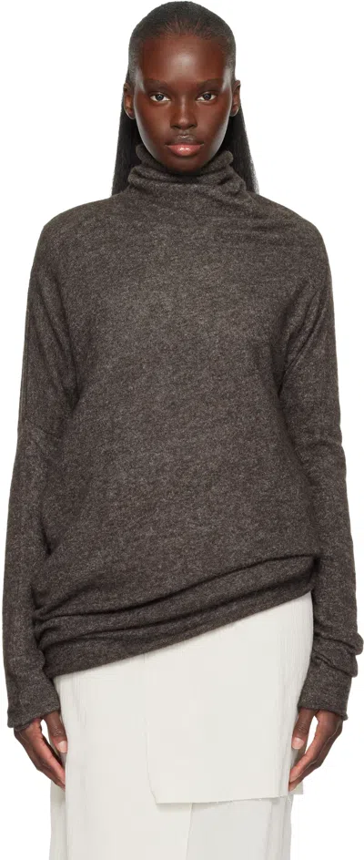 Lauren Manoogian Gray Askew Funnel Turtleneck