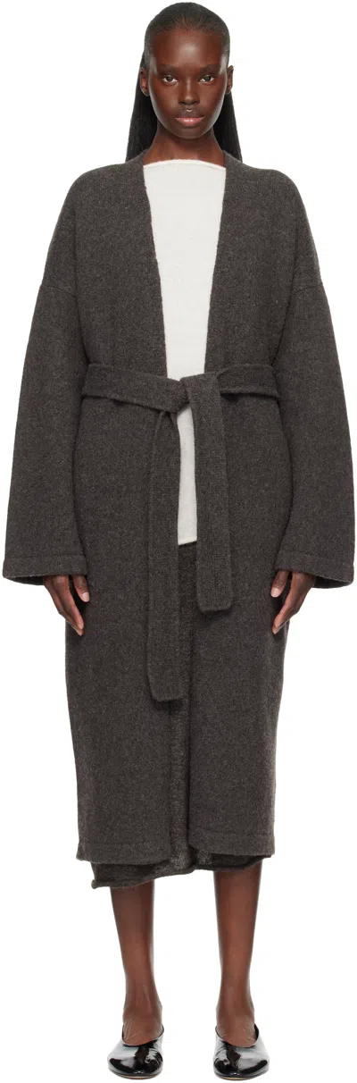Lauren Manoogian Gray Long Open Cardigan