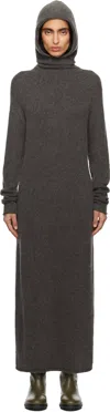 Lauren Manoogian Gray Soft Balaclava Maxi Dress In Gray