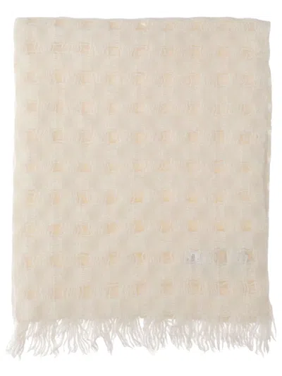 LAUREN MANOOGIAN GRID SCARF