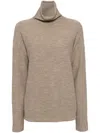 Lauren Manoogian High-neck Knitted Top In Light Taupe