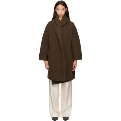 Lauren Manoogian Khaki Capote Coat In Olive O01