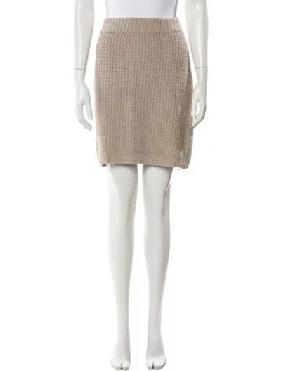 Pre-owned Lauren Manoogian Knee-length Skirt W/ Tags In Neutral