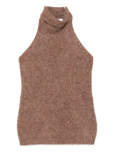 Lauren Manoogian Loft Tank Top In Brown