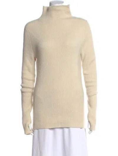 Pre-owned Lauren Manoogian Merino Wool Crew Neck Sweater In Neutral