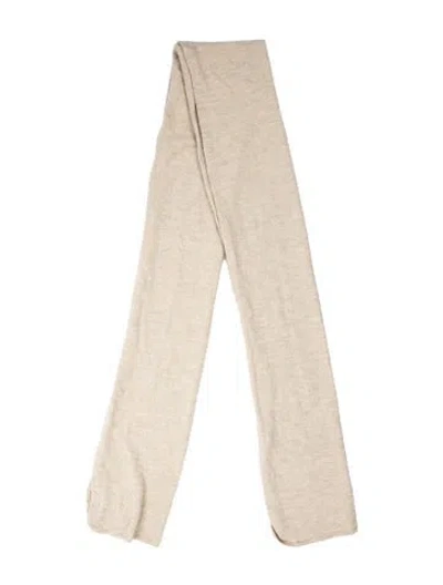 Pre-owned Lauren Manoogian Merino Wool Scarf In Neutrals