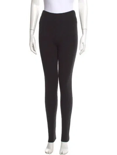 Pre-owned Lauren Manoogian Merino Wool Skinny Leg Pants In Black